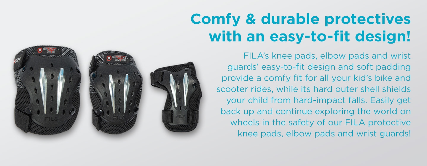 Comfy & durable protectives with an easy-to-fit design!