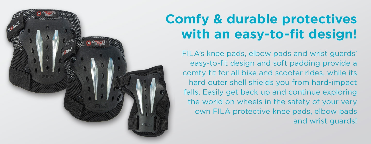 Comfy & durable protectives with an easy-to-fit design!