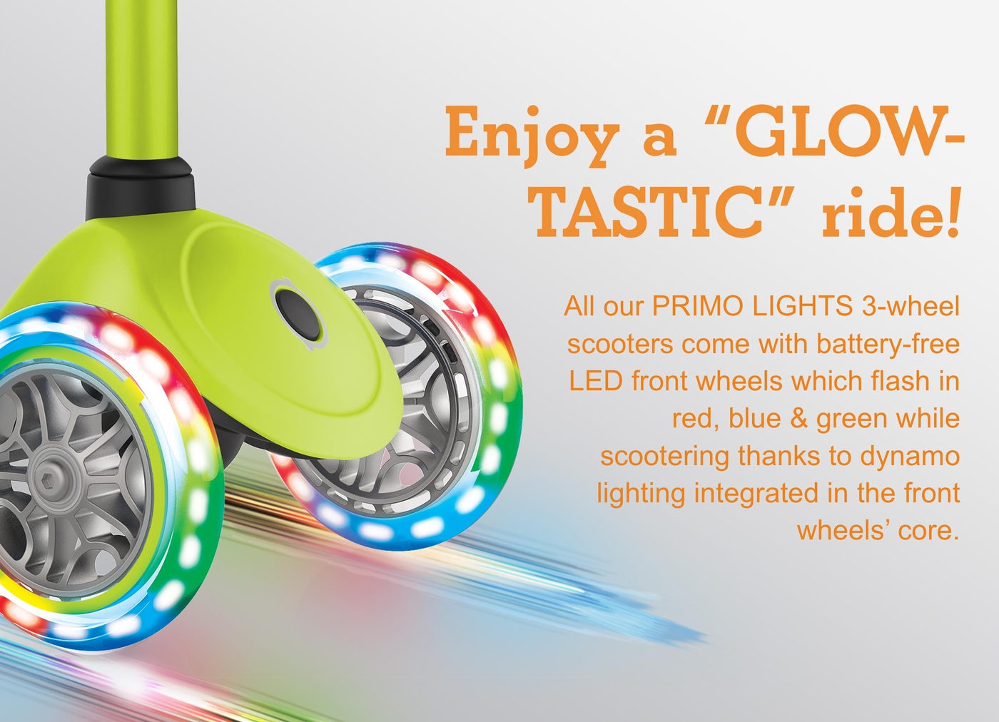 globber primo lights tri scooter