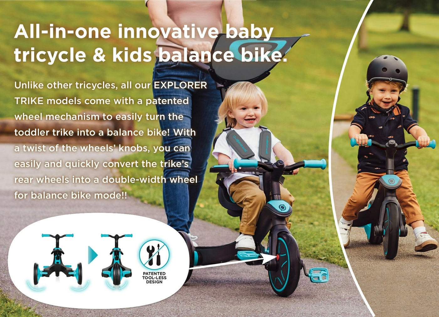 balance bike and trike