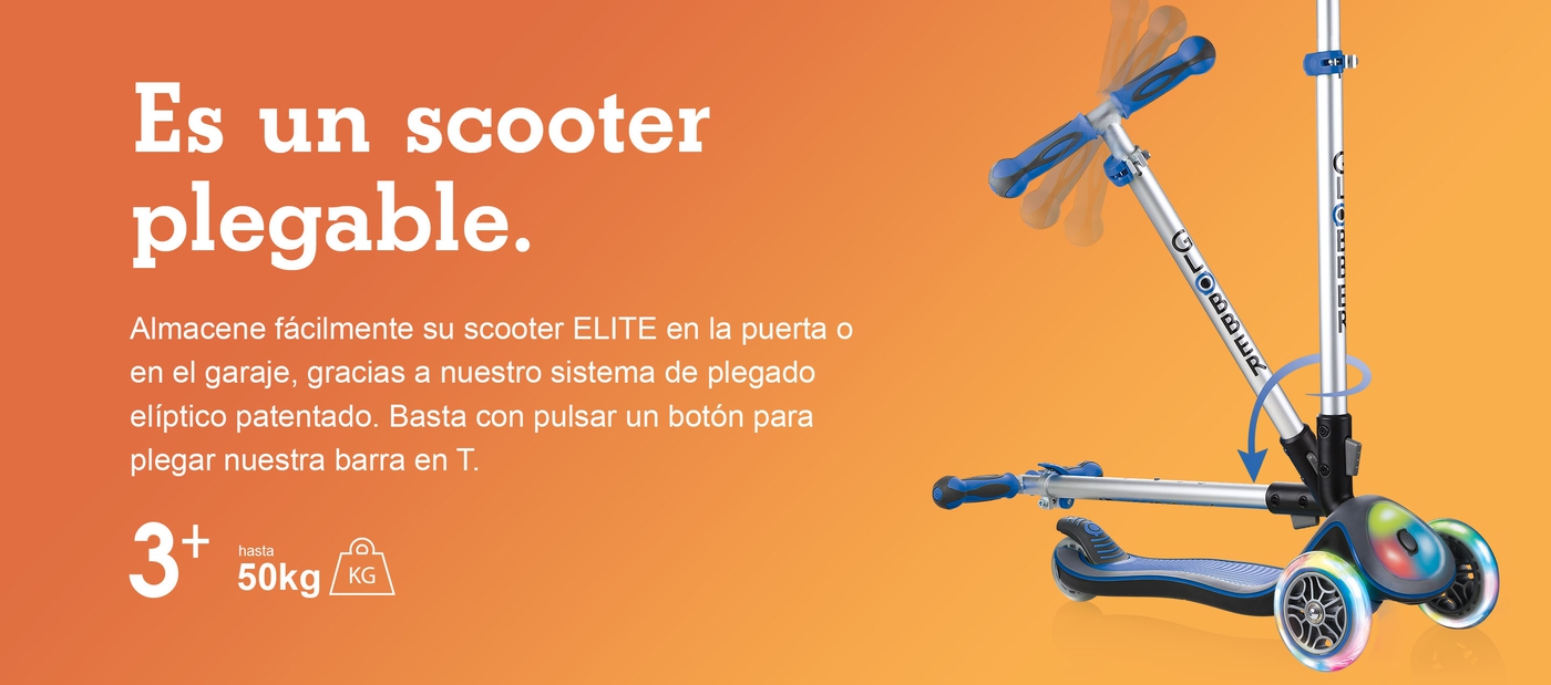 Es un scooter plegable.