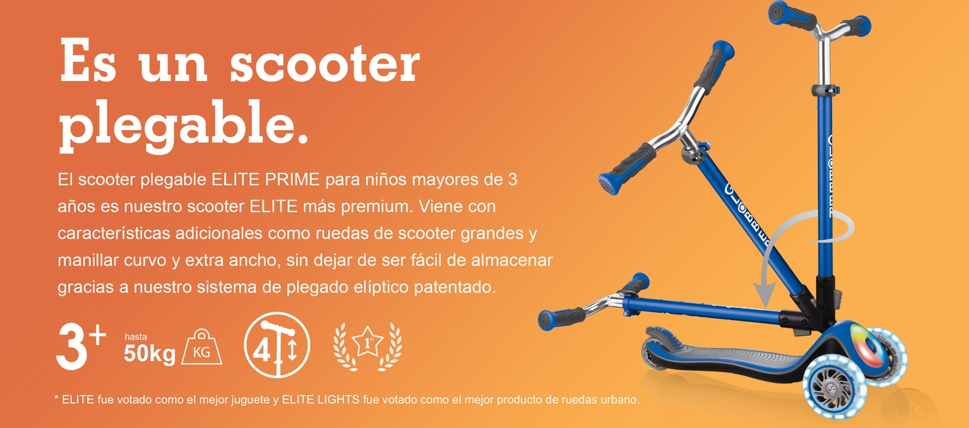 Es un scooter plegable.