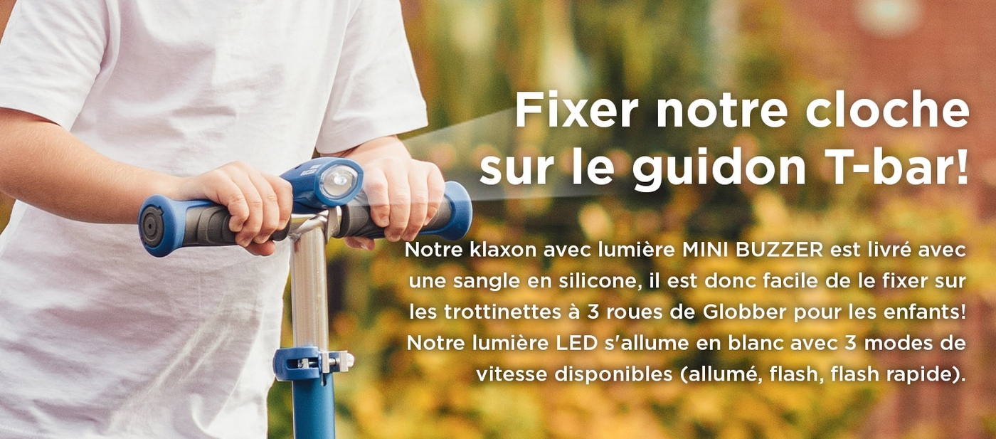 Fixer notre cloche sur le guidon T-bar!