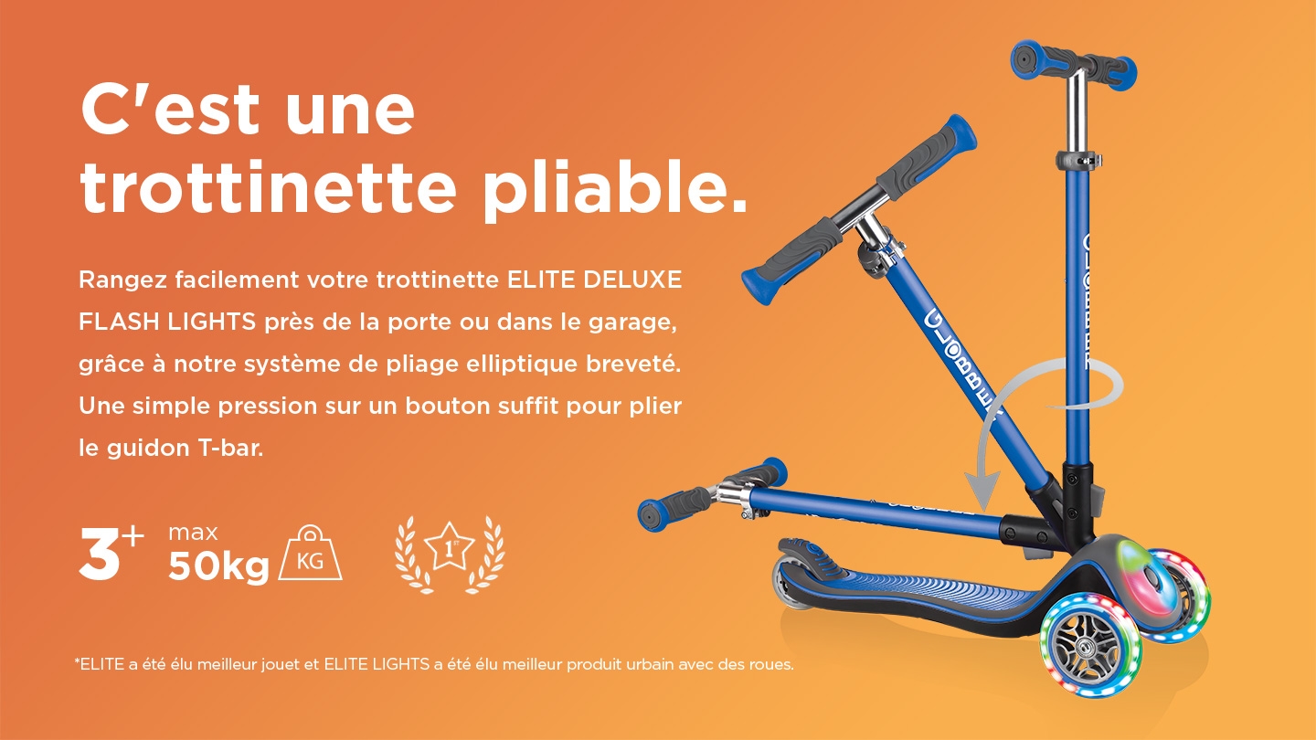  C'est une trottinette pliable.