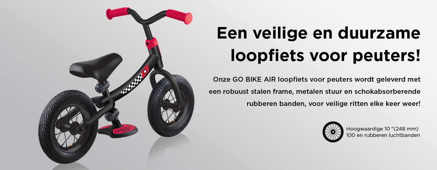 Een veilige en duurzame loopfiets voor peuters!