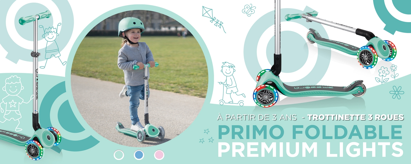 Trottinette 3 roues PRIMO FOLDABLE PREMIUM