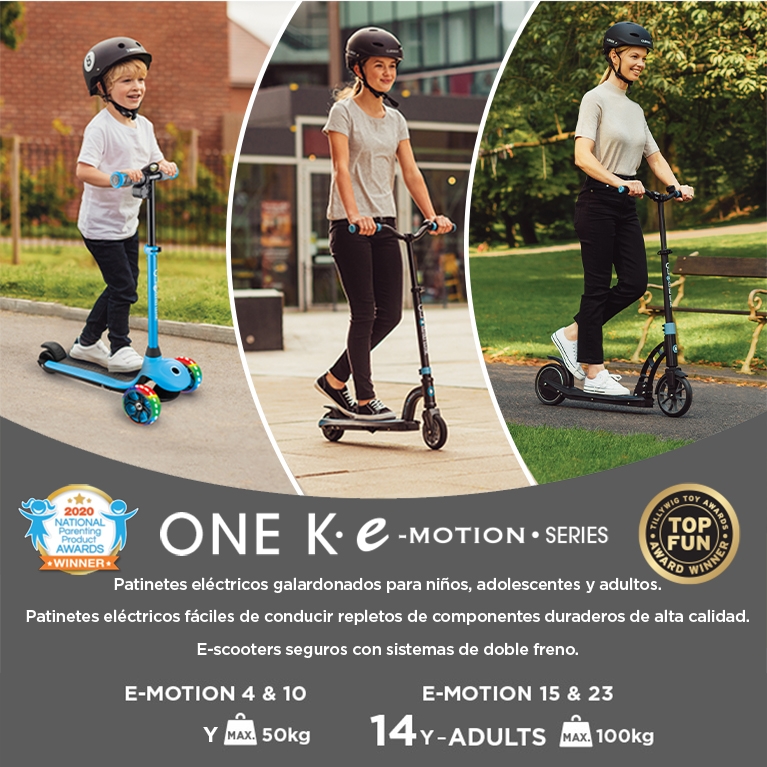 Globber-ONE-K-E-MOTION-patinetes-eléctricos-galardonados-para niños-adolescentes-y-adultos