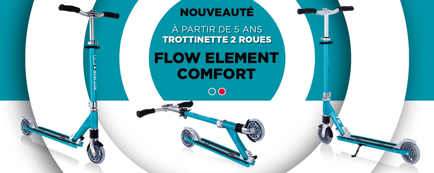 Trottinette 2 roues en aluminium Flow Element confort
