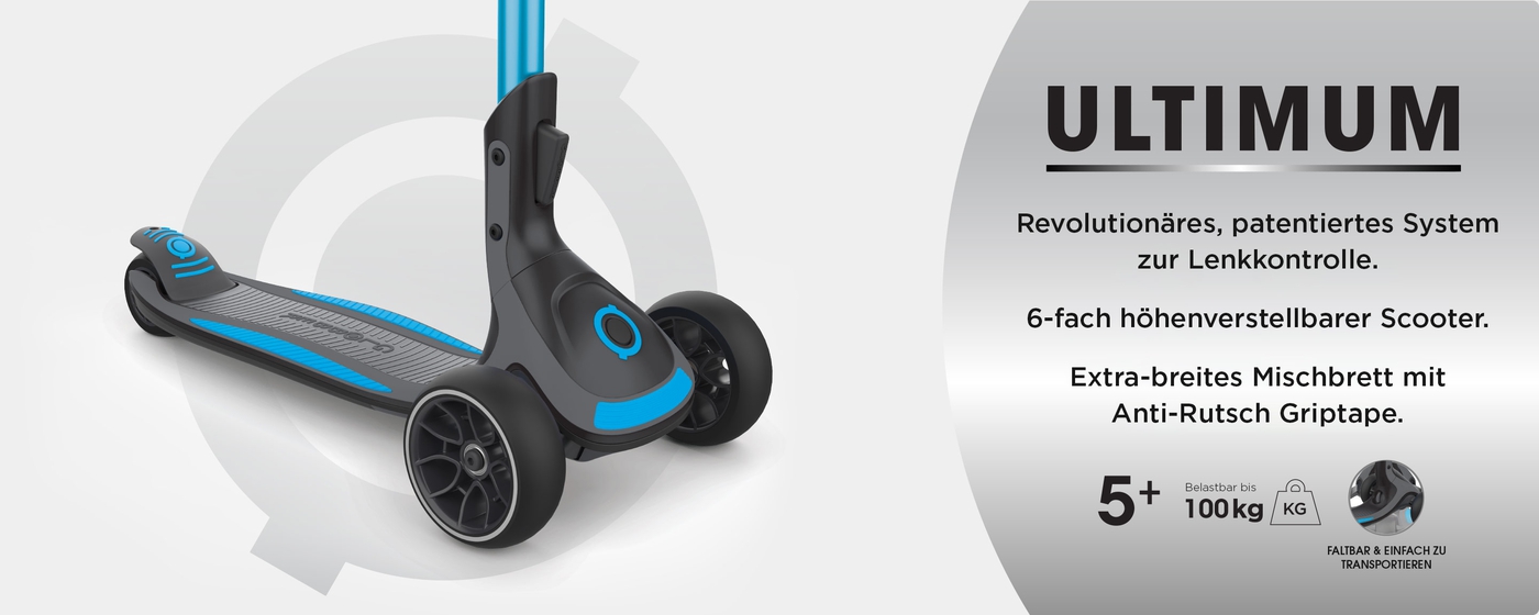 Scooters for all - ULTIMUM 3 wheel scooter for kids and teens. 