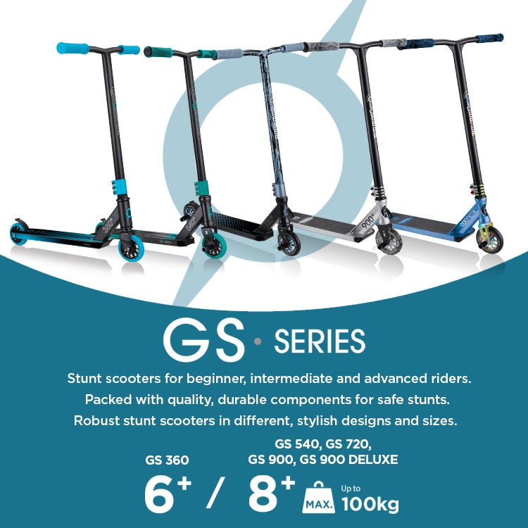 Globber-GS-stunt-scooters-for-beginner-intermediate-and-advanced-riders