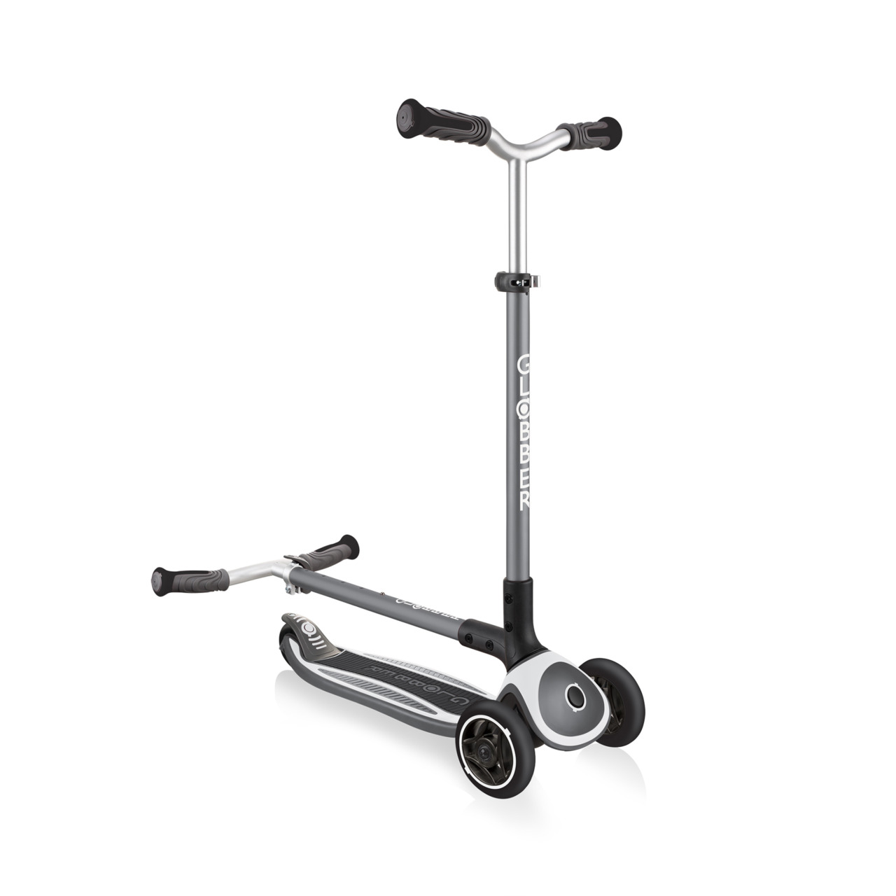 660 160 2 White Black Foldable Scooter