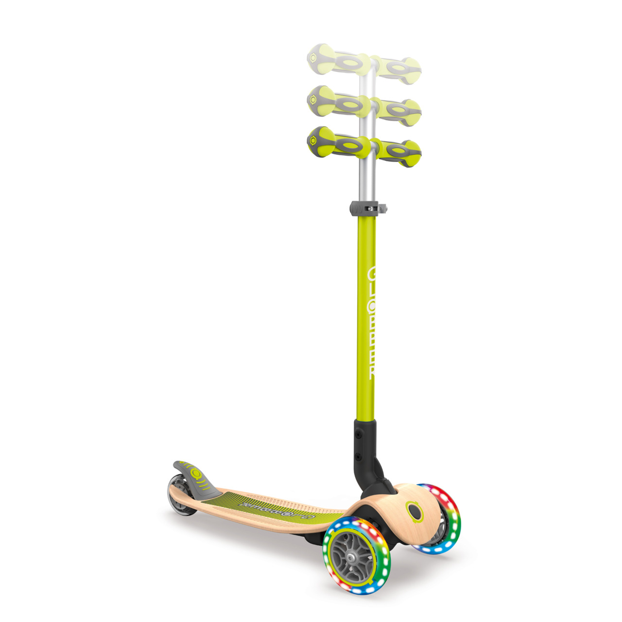 436 106 Green Adjustable Wooden Scooter