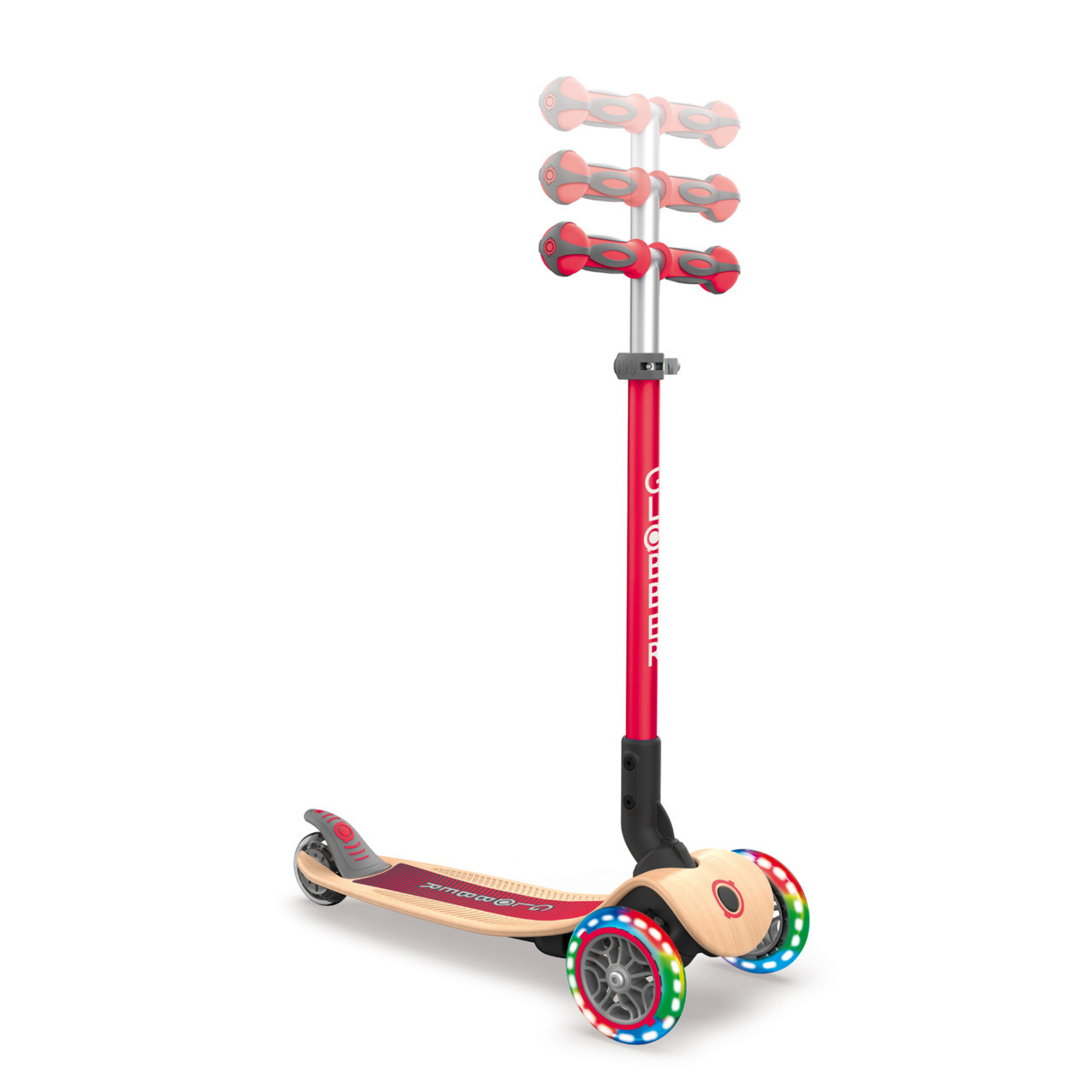 436 102 Red Adjustable Wooden Scooter