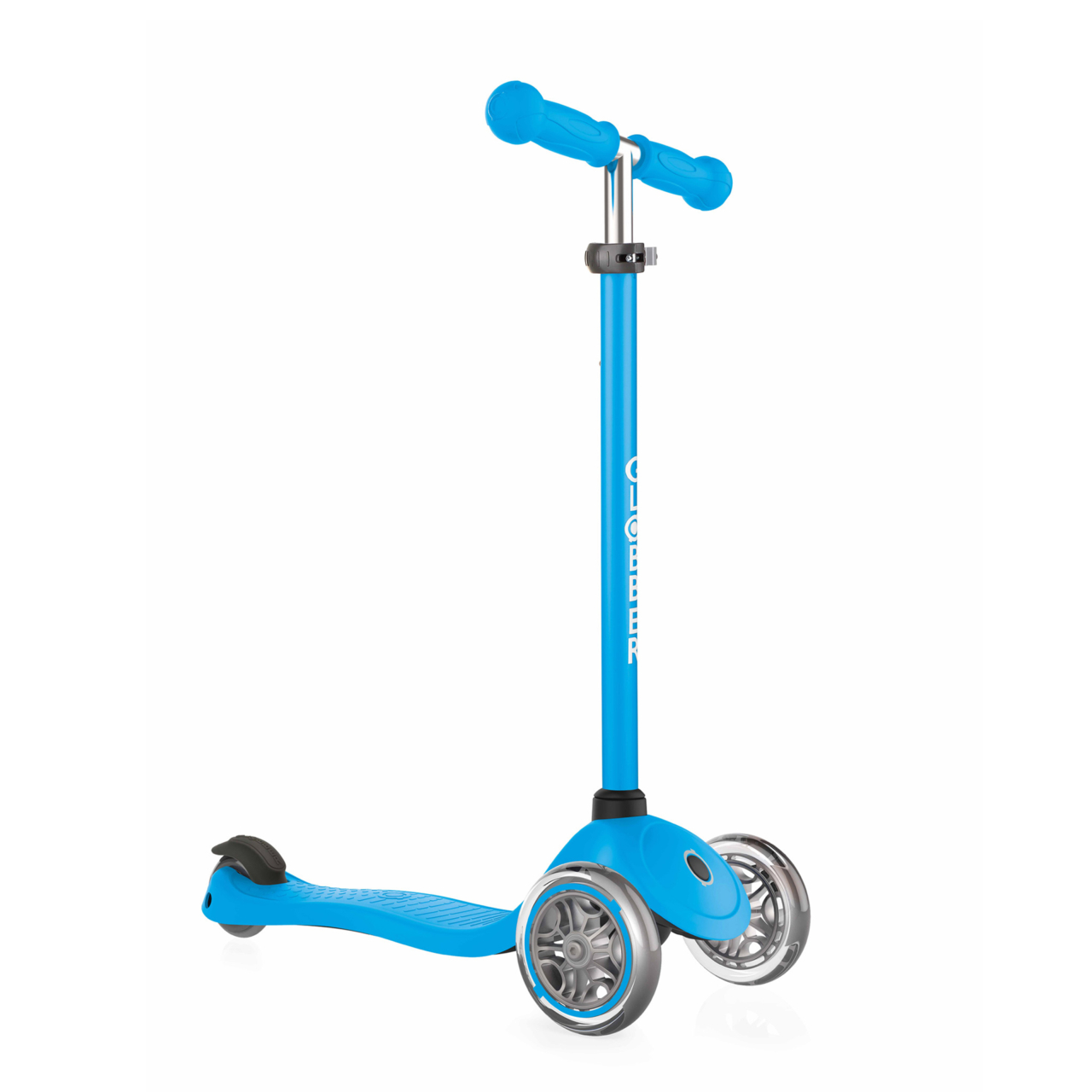 422 101 3 Blue Scooter With Two Front Wheels