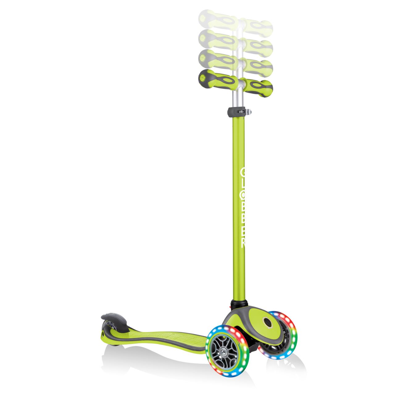 459 106 2 S Green Scooter With Adjustable T Bar