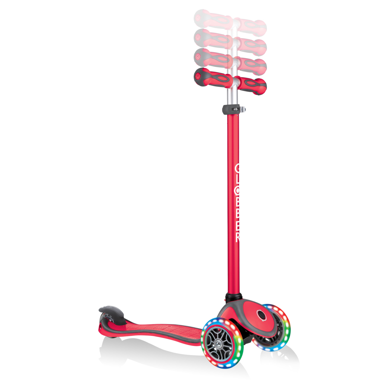 459 102 2 S Red Scooter With Adjustable T Bar