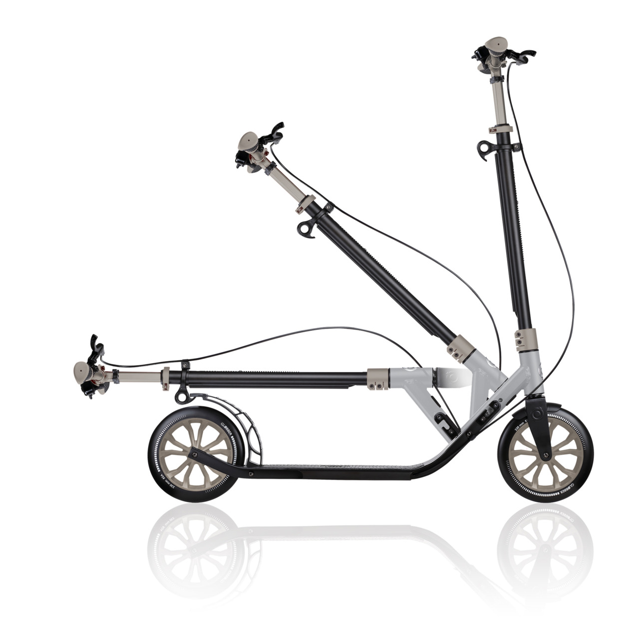479 102 Foldable Scooter With Big Wheels