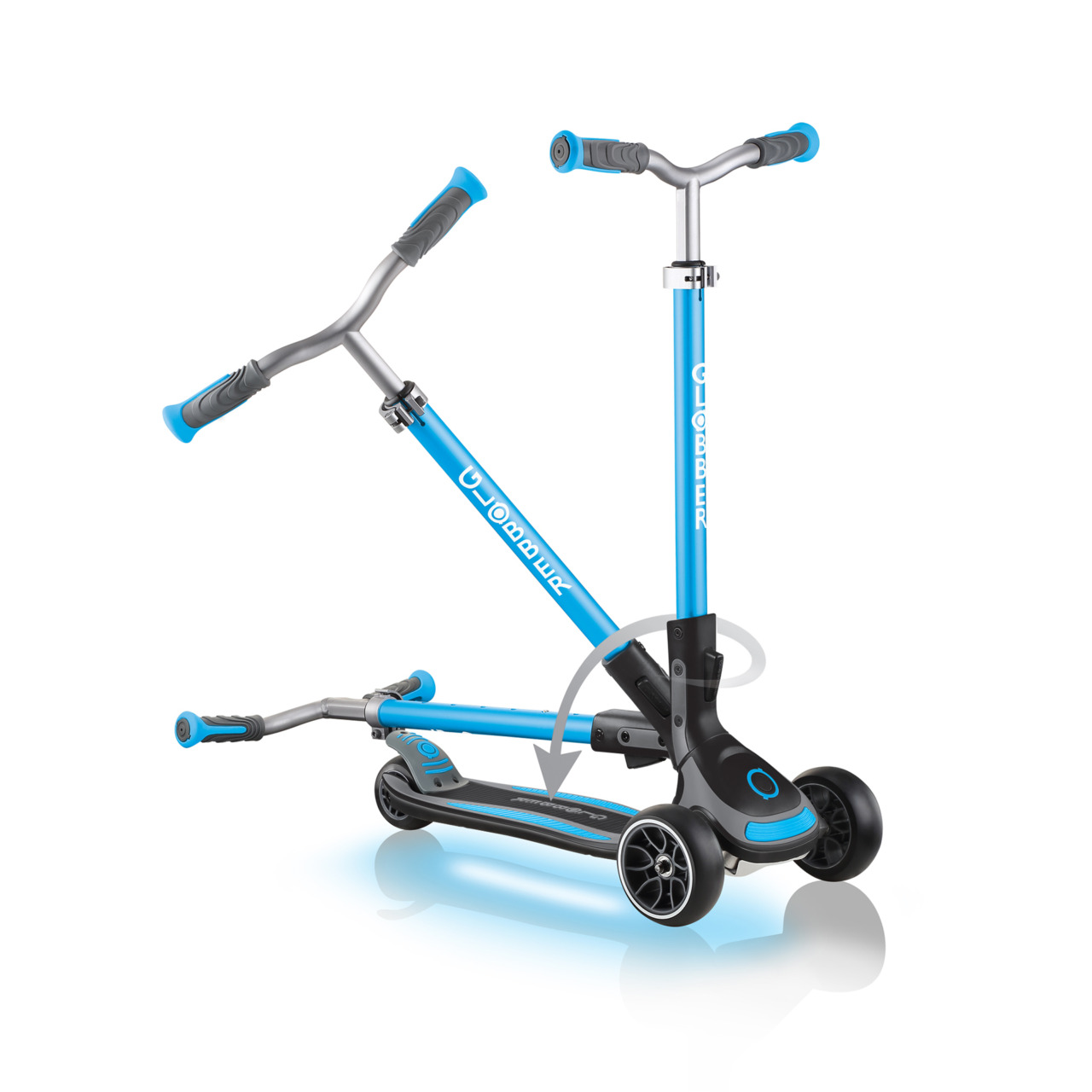 613 101 Folding Adult Scooter With 3 Wheels