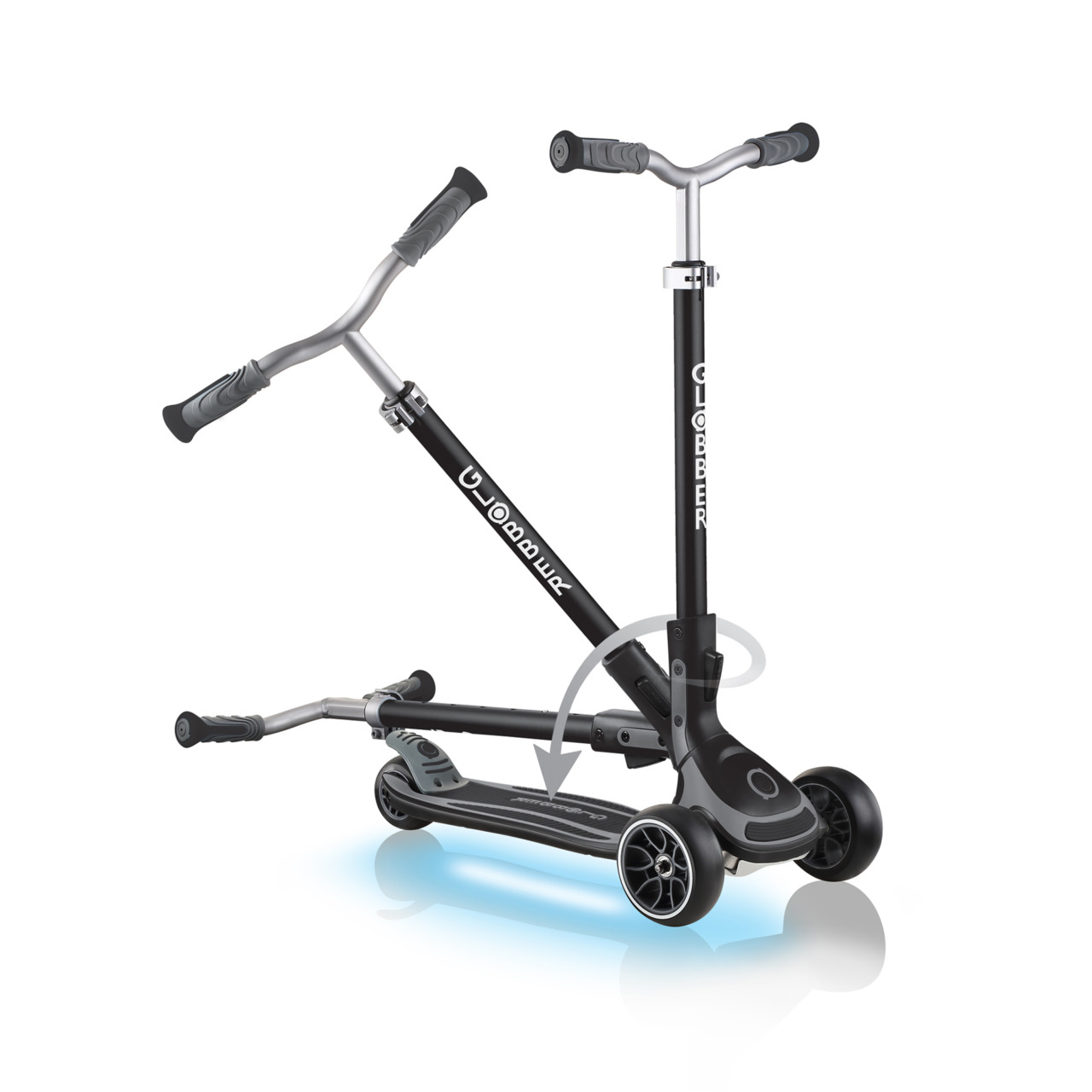 613 120 Folding Adult Scooter With 3 Wheels