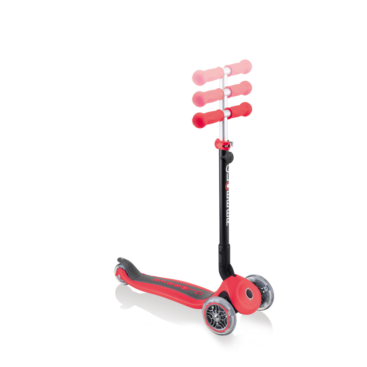 741 102 Red Scooter With Adjustable T Bar