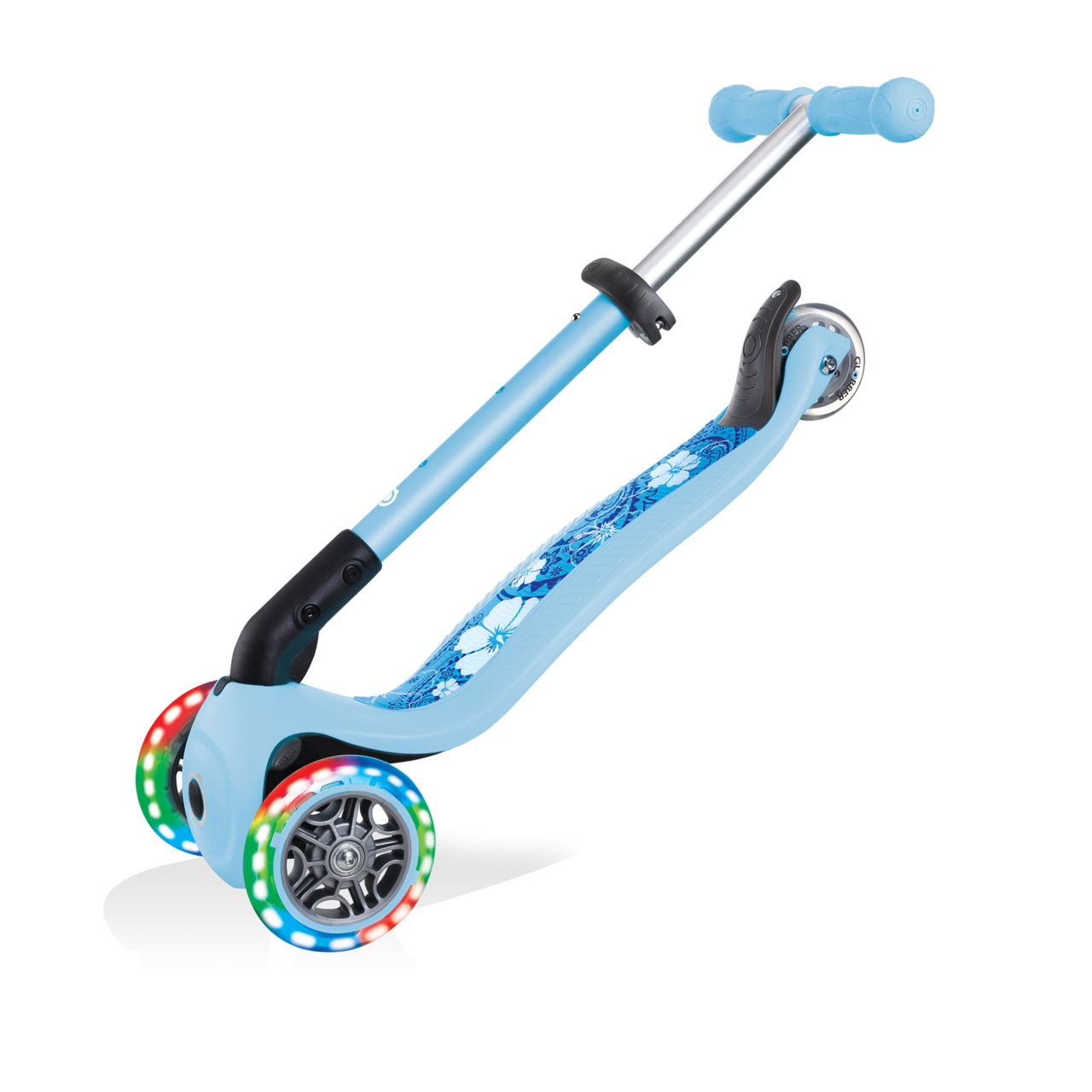 433 200 Foldable 3 Wheel Scooter With Lights
