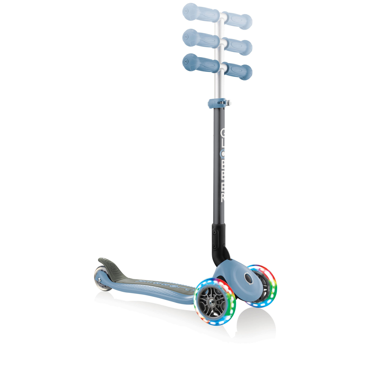 432 200 2 Blue Adjustable Scooter With Light Up Wheels