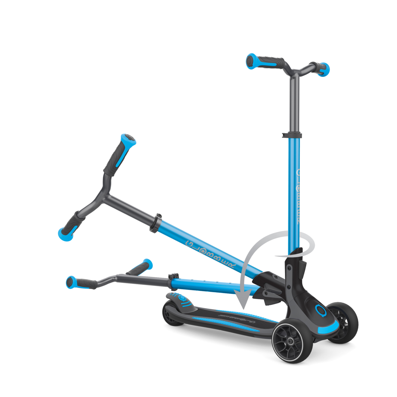 612 101 Folding Scooter With 3 Wheels
