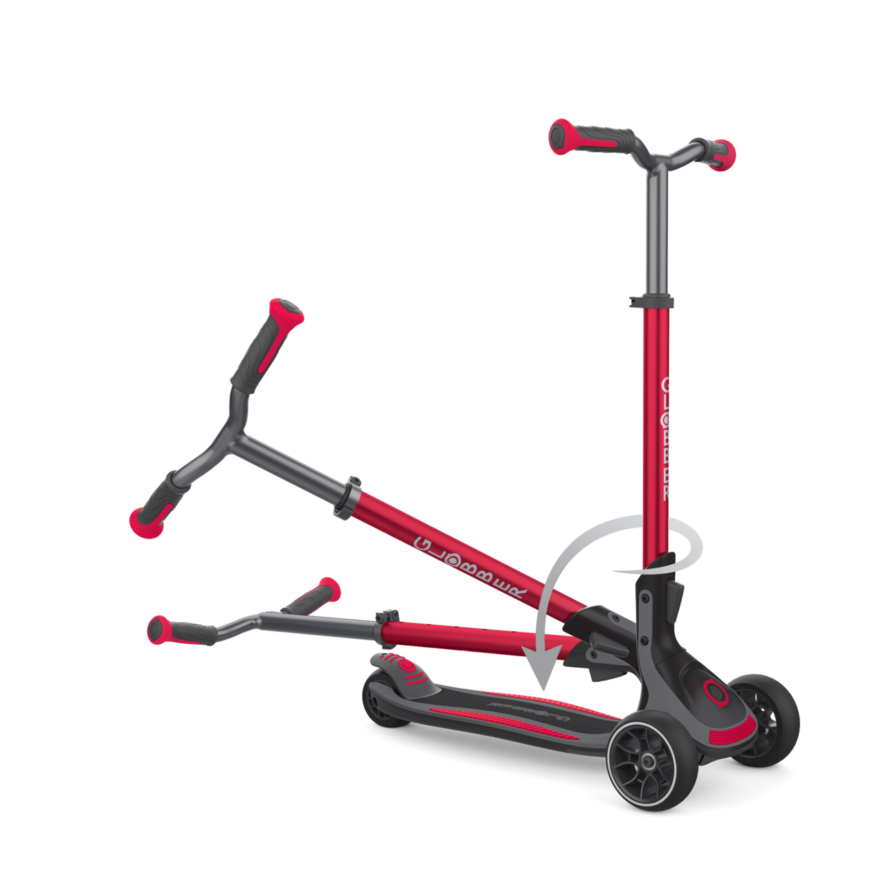612 102 Folding Scooter With 3 Wheels