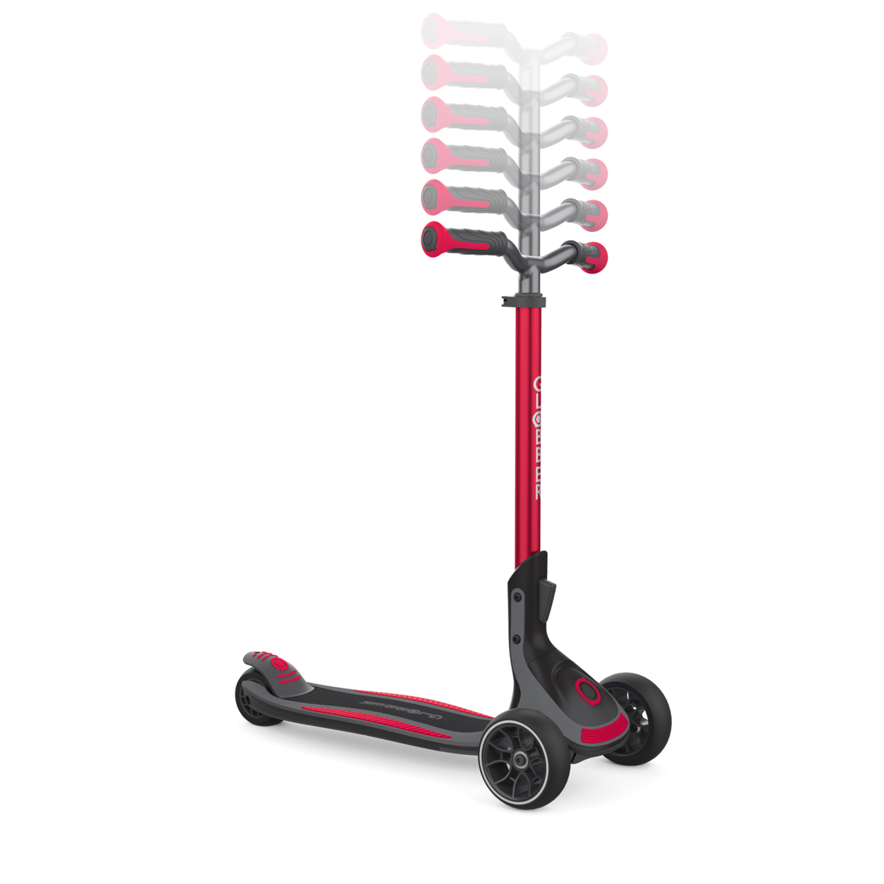 612 102 Height Adjustable Red Scooter