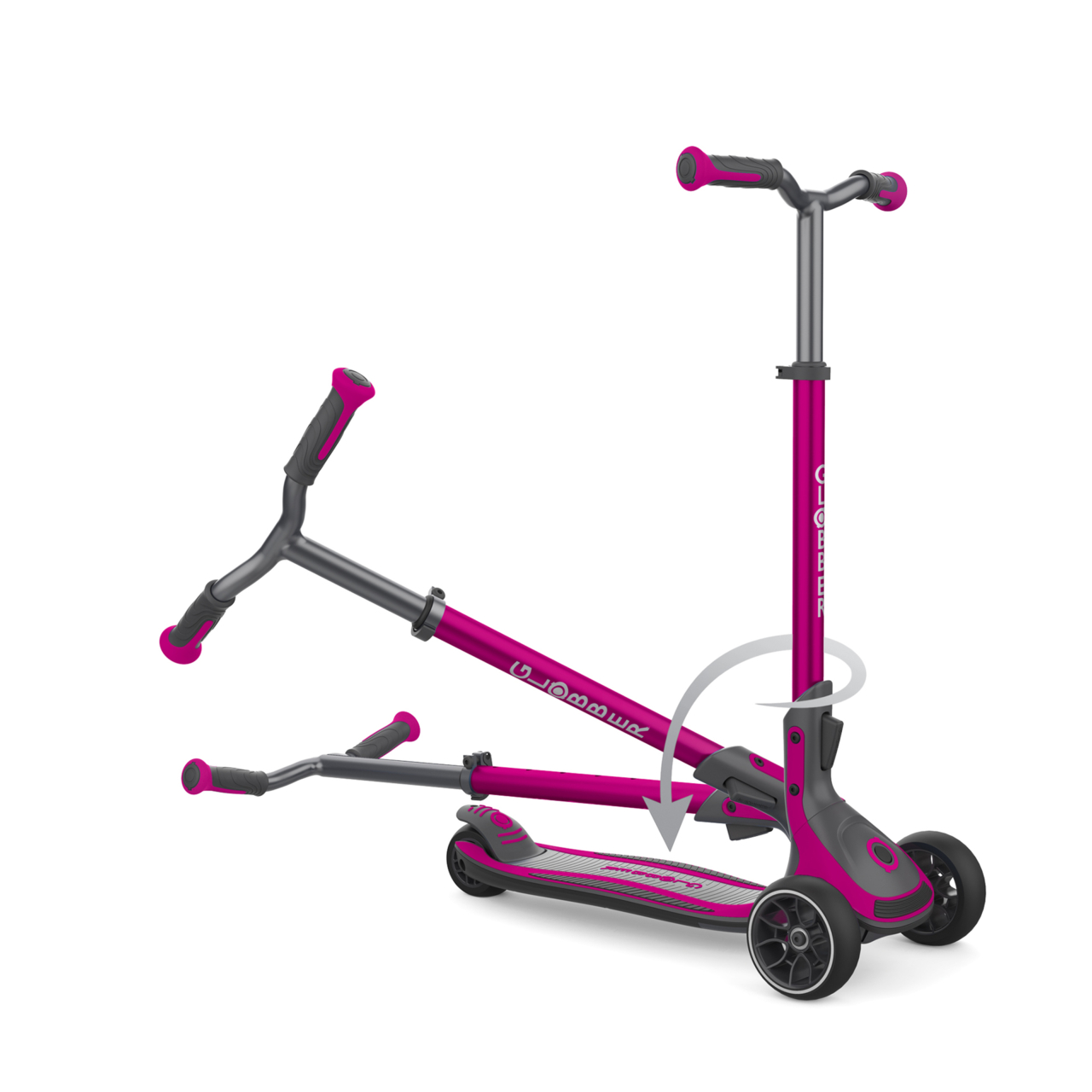 612 110 Folding Scooter With 3 Wheels