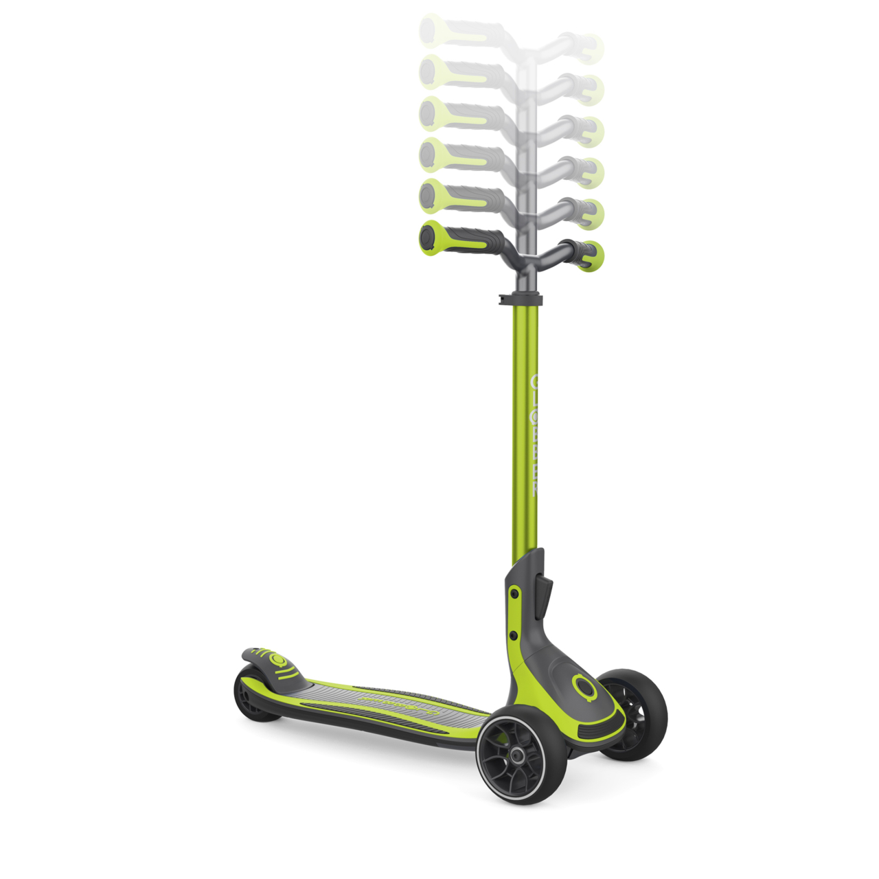 612 106 Height Adjustable Green Scooter