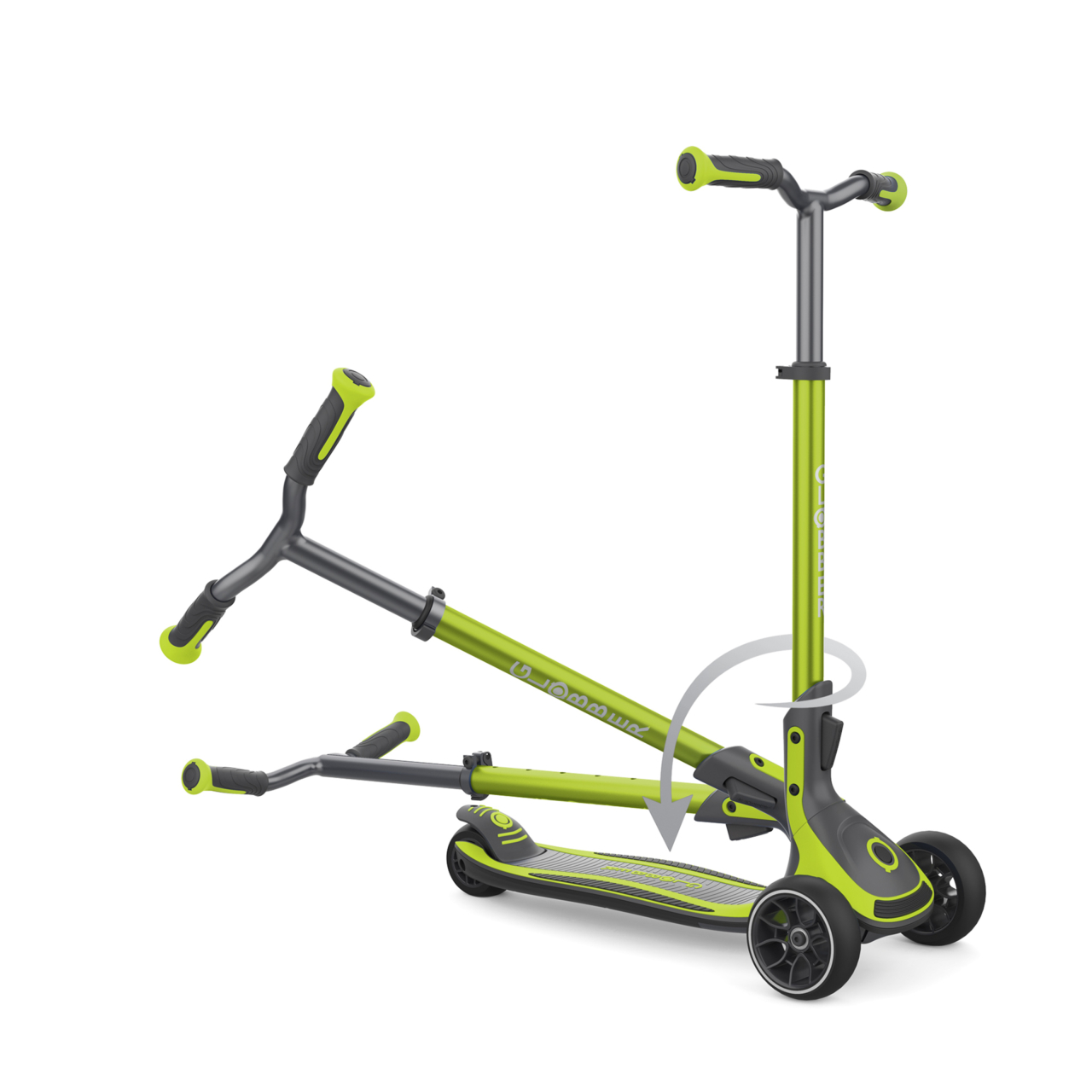 612 106 Folding Scooter With 3 Wheels