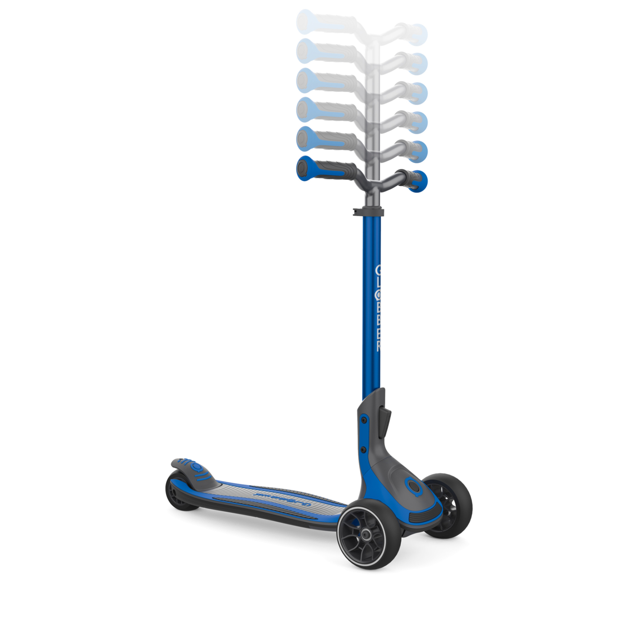 612 100 Height Adjustable Blue Scooter