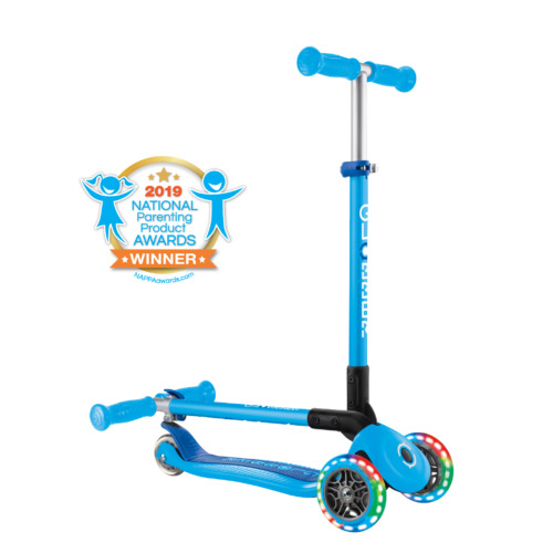 432 101 3 3 Wheel Folding Scooter With Lights